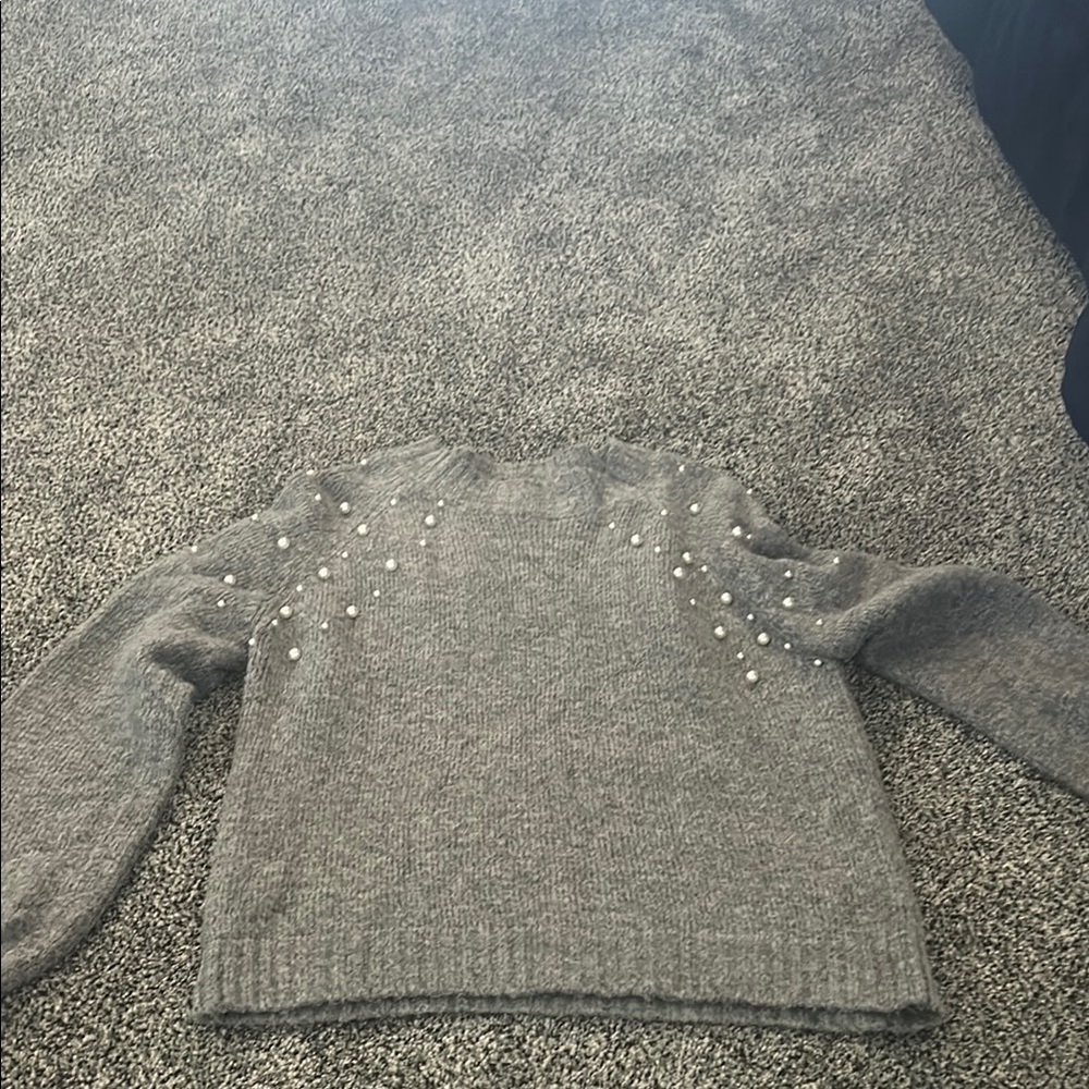 Gilli Gray Cardigan Sweater Classic Knit